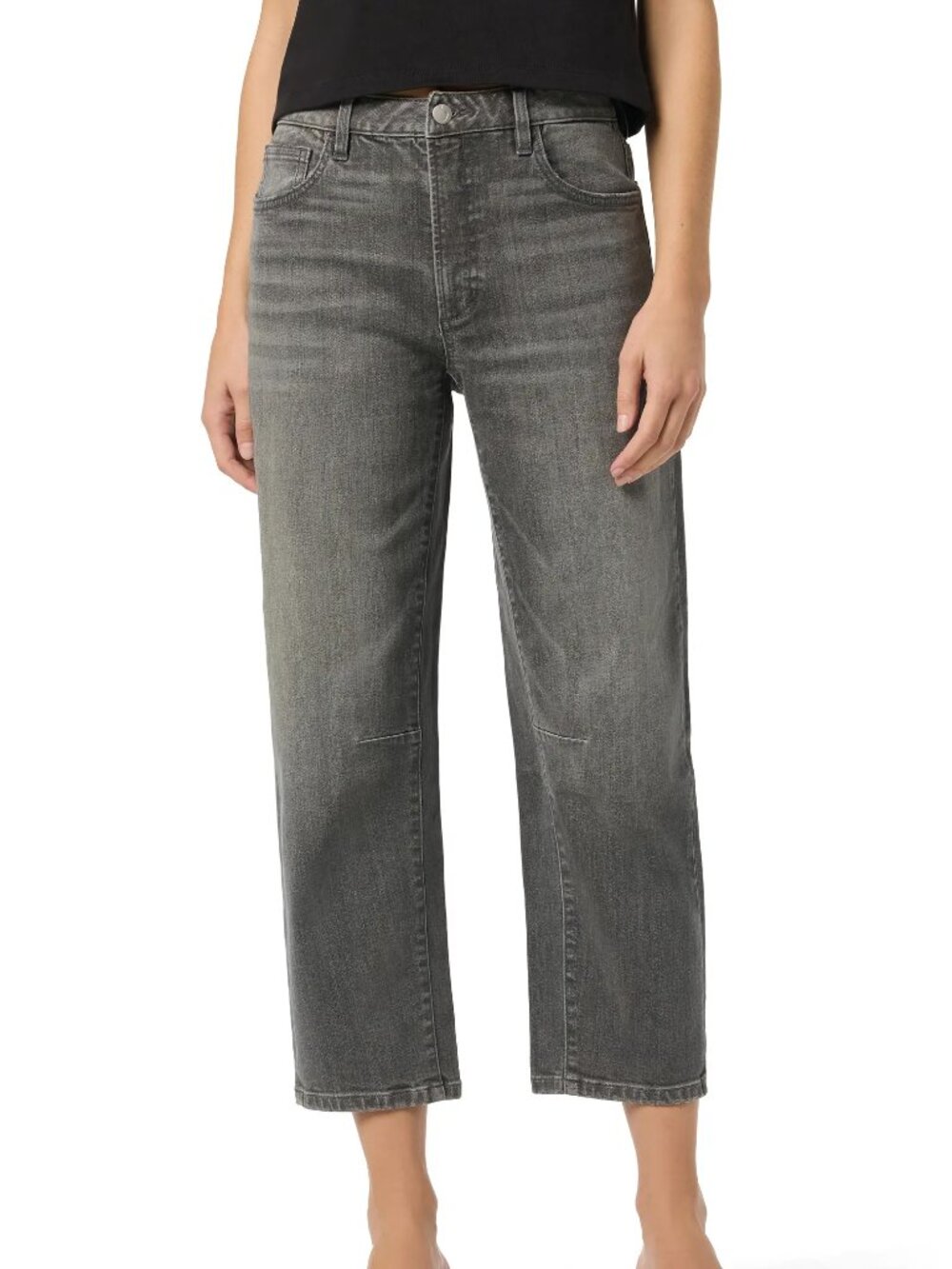 JOE'S High Waist Crop Barrel Leg Jeans in Maya